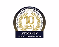 10 Best Attorney Client Satisfaction award badge